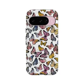 Free Spirit | Rainbow Butterfly Google Pixel Case Luxury Texture Design Slim Protection
