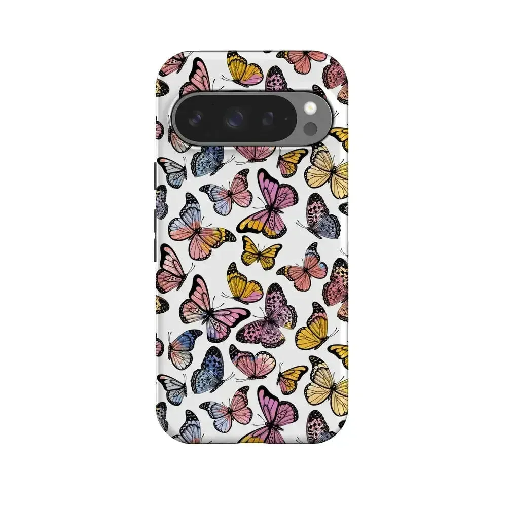 Free Spirit | Rainbow Butterfly Google Pixel Case Light Protection Lightweight Frame