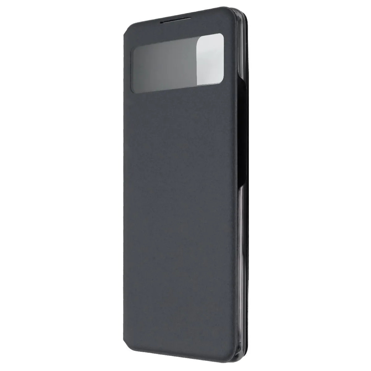 Samsung Smart S View Wallet Cover for Galaxy A42 5G - Black (EF-EA426PBEVZW) Refined Form