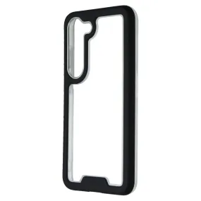 Hybrid Finish MyBat Pro Lux Series Case for Samsung Galaxy S23 - Black / Clear