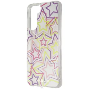 Case-Mate Tough Prints Series Case for Samsung Galaxy S21 (5G) - Neon Stars Protective Edge High protection