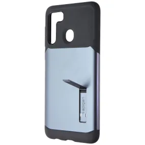 Scratch Barrier Spigen Slim Armor Series Case for Samsung Galaxy A21 - Metal Slate