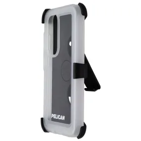 Pelican Voyager Case and Belt Clip Holster for Samsung Galaxy S24 - Clear Strong Outline Comfort Build