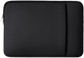 Sleeve Case for Microsoft Surface Pro X, Pro 7, Pro 8, Pro 9, Pro 10 & iPad Pro 12.9 Tablets - Black foldable support design