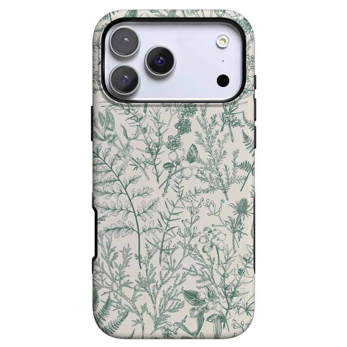 Modern Accent Protective Corner Sage Garden | Green Floral Case