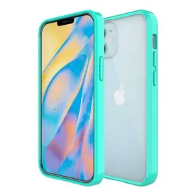Slim Look Slim Texture Sahara Clear Teal Hard Shell Case - iPhone 12 mini
