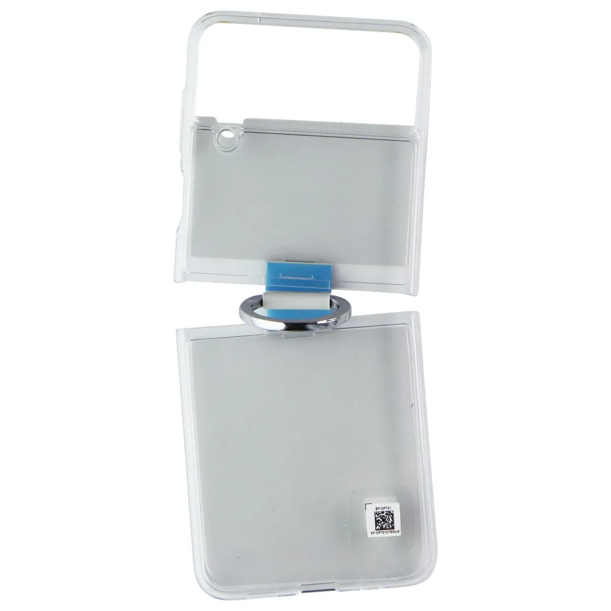 Samsung Clear Cover with Ring for Samsung Galaxy Z Flip4 - Clear Matte Look Design