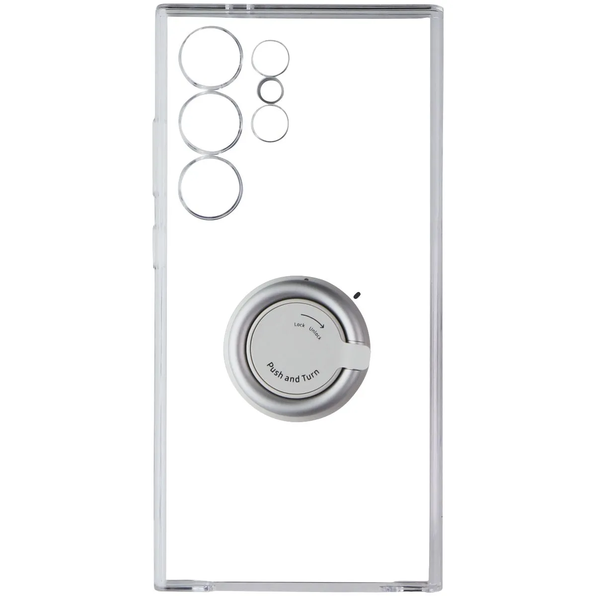 Light Structure Stylish Layer Texture Samsung Clear Gadget Case for Samsung Galaxy S24 Ultra