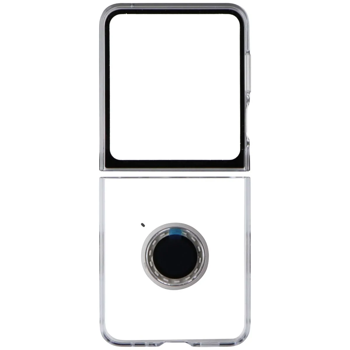 Samsung Clear Gadget Case for Samsung Galaxy Z Flip5 - Clear Handcrafted Design