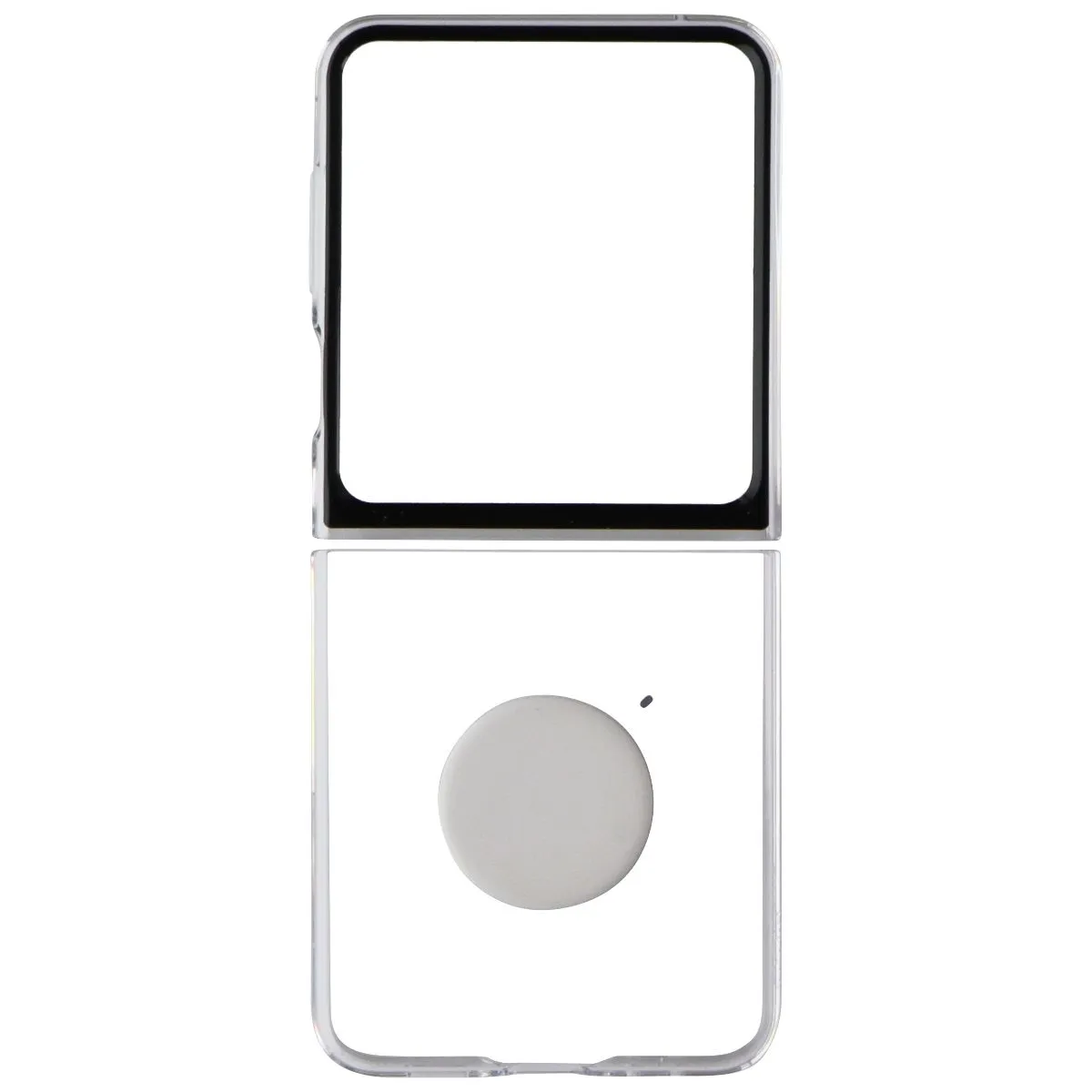 Samsung Clear Gadget Case for Samsung Galaxy Z Flip5 - Clear Matte Design Texture Durable Edge