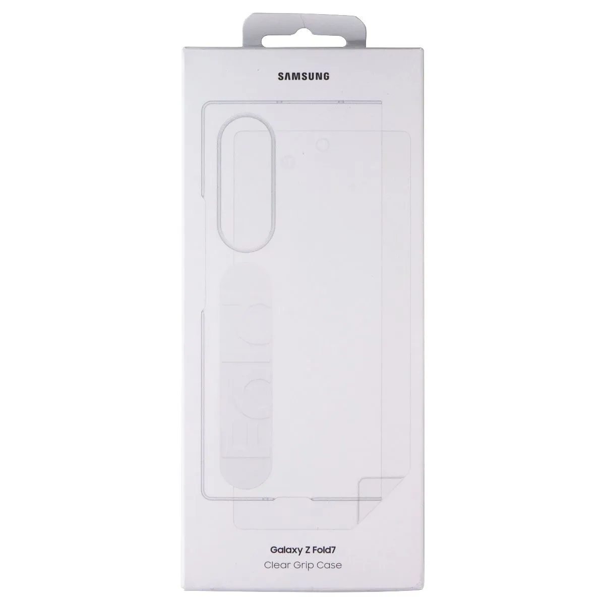 Samsung Clear Grip Case and Film for Galaxy Z Fold7 - Clear (EF-QF966CTEGUS) Soft Detail Layer Protective Detail