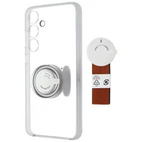 Samsung Official Clear Gadget Case for Samsung Galaxy S24  / Clear Smooth Form Texture Casual Design