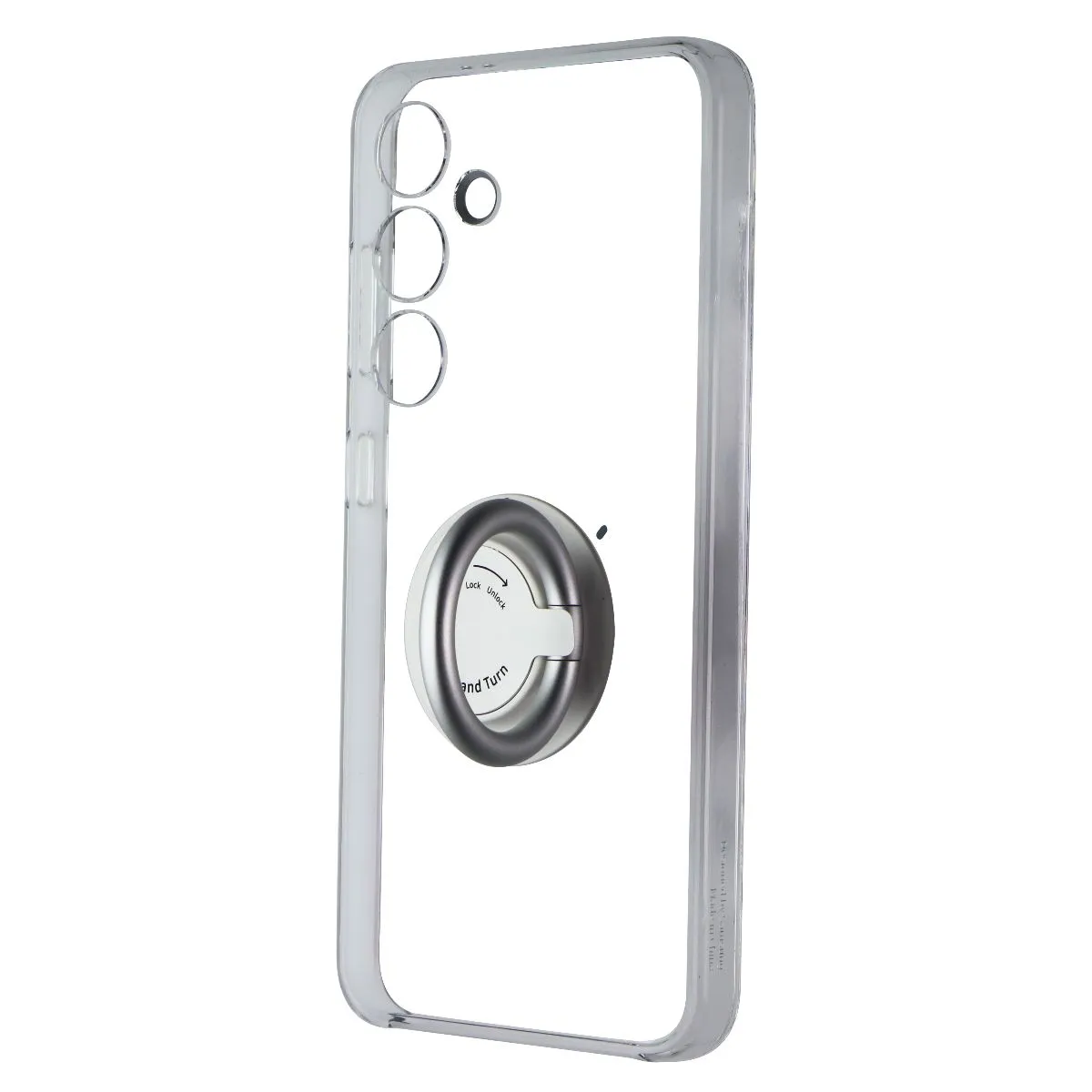 Ergonomic form Samsung Official Clear Gadget Case for Samsung Galaxy S24 - Clear