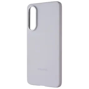 Samsung Official Silicone Case for Samsung Galaxy S25 Edge - Light Gray Portable Layer