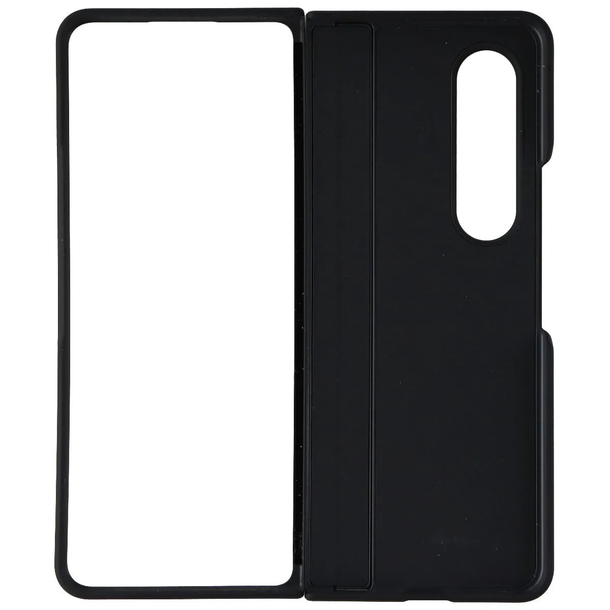 Samsung Official Slim Standing Cover for Galaxy Z Fold4 - Black Hybrid Detail Protective Form Fit