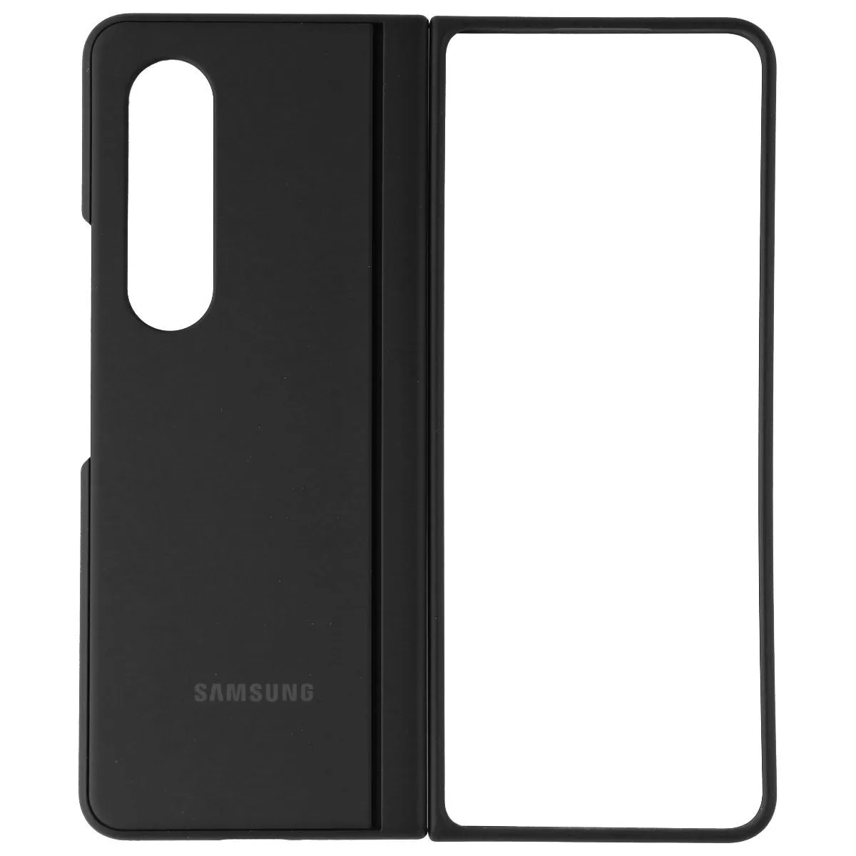 Smooth Finish Touch Samsung Official Slim Standing Cover for Galaxy Z Fold4 - Black