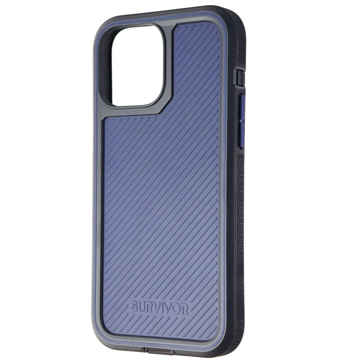 Griffin Survivor Earth All Terrain Case for iPhone 13 Pro Max - Storm Blue Transparent Edge
