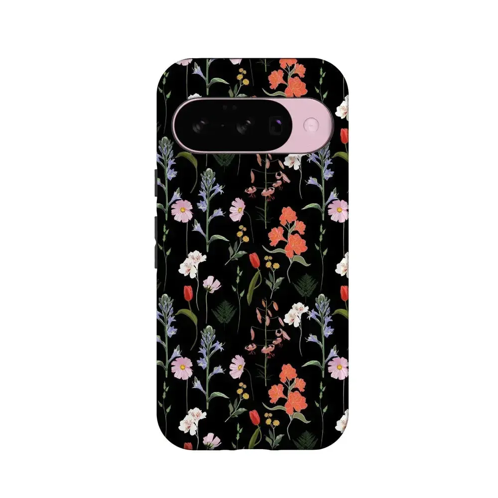 Secret Garden | Mixed Floral Google Pixel Case Colorful Accent
