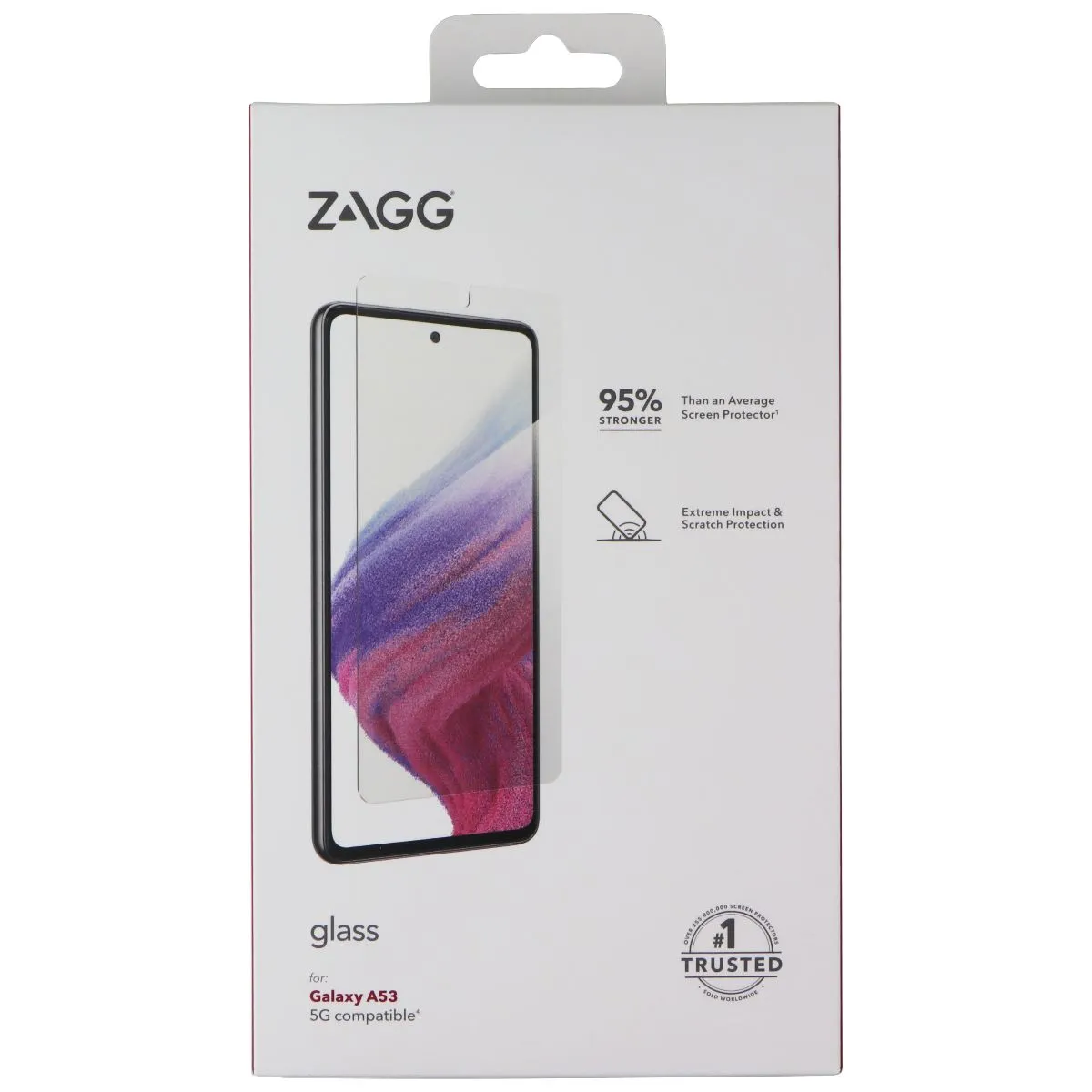ZAGG (Glass) Series Screen Protector For Samsung Galaxy A53 5G - Clear Oleophobic coating