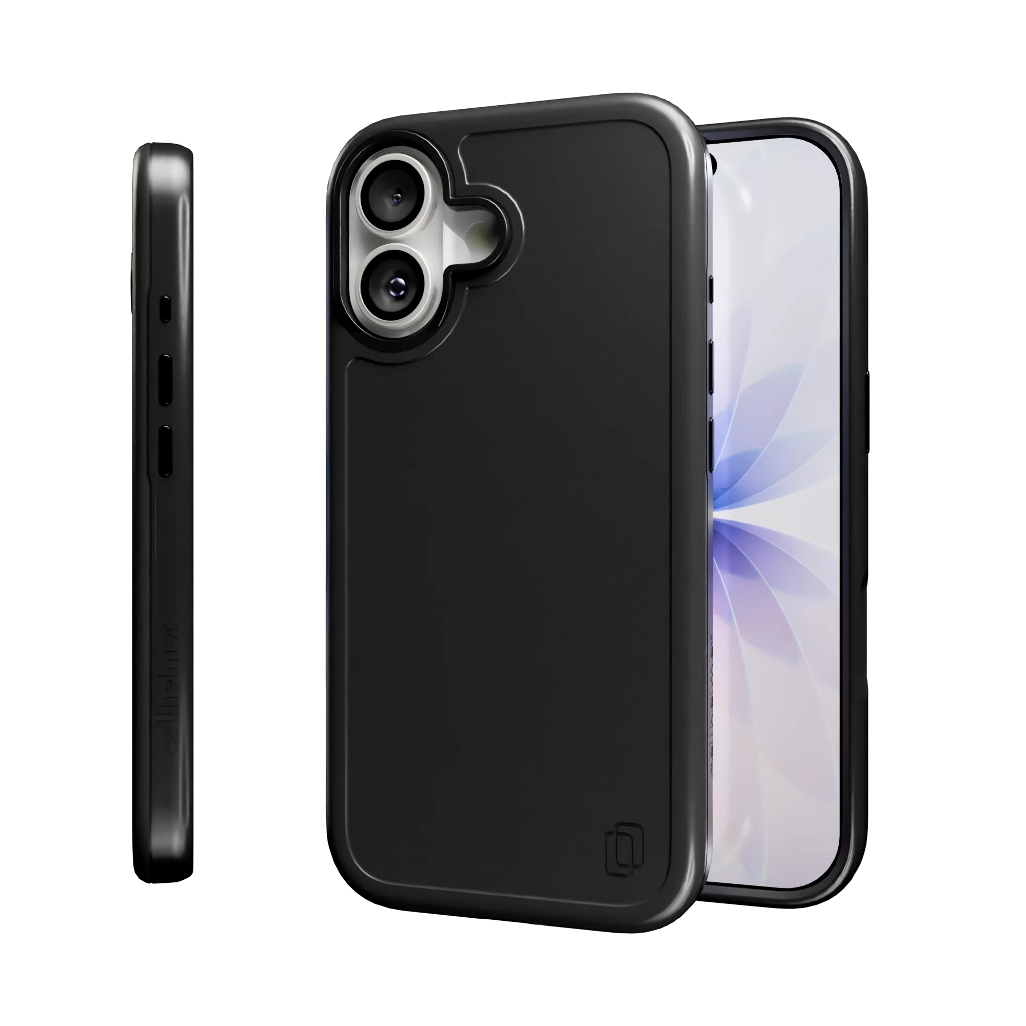 Shock-Absorbent MagSafe? Case for Apple iPhone 17 in Black | Fortitude Series Colorful Accent Vivid Pattern