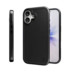 Shock-Absorbent MagSafe? Case for Apple iPhone 17 in Black | Fortitude Series Colorful Accent Vivid Pattern