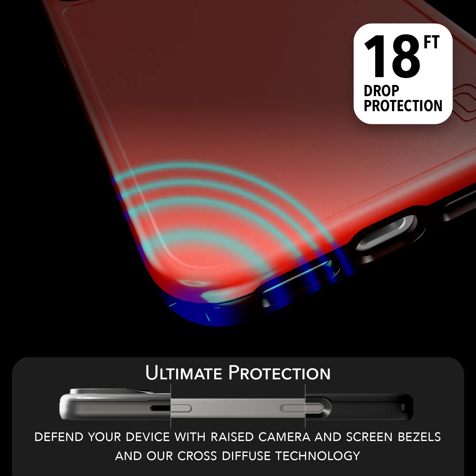 Shock-Absorbent MagSafe? Case for Apple iPhone 17 in Chili Pepper | Fortitude Series Matte Coating Cushioned Edge