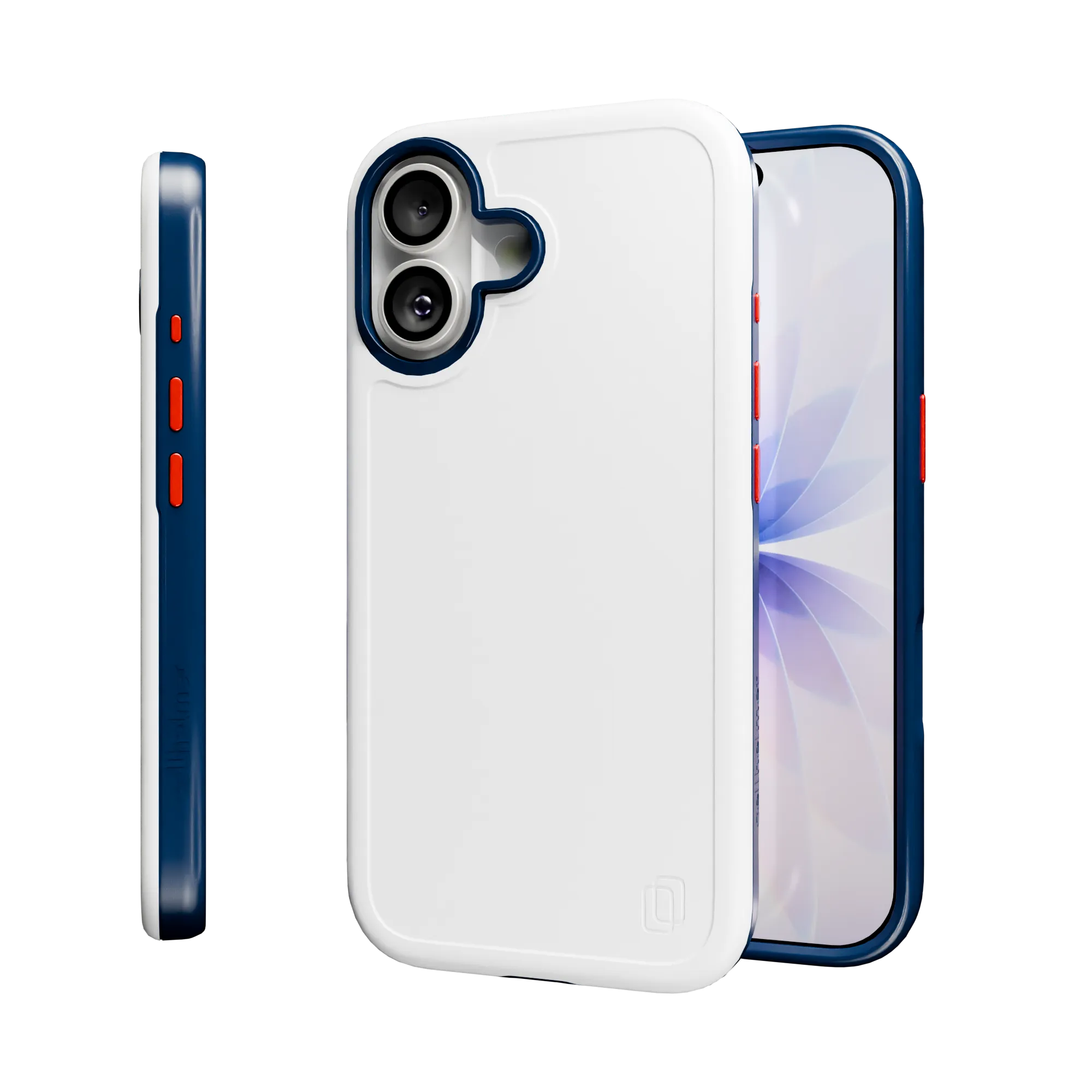 Compact Shell Premium Texture Shock-Absorbent MagSafe? Case for Apple iPhone 17 in Red, White & Blue | Fortitude Series