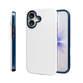 Compact Shell Premium Texture Shock-Absorbent MagSafe? Case for Apple iPhone 17 in Red, White & Blue | Fortitude Series