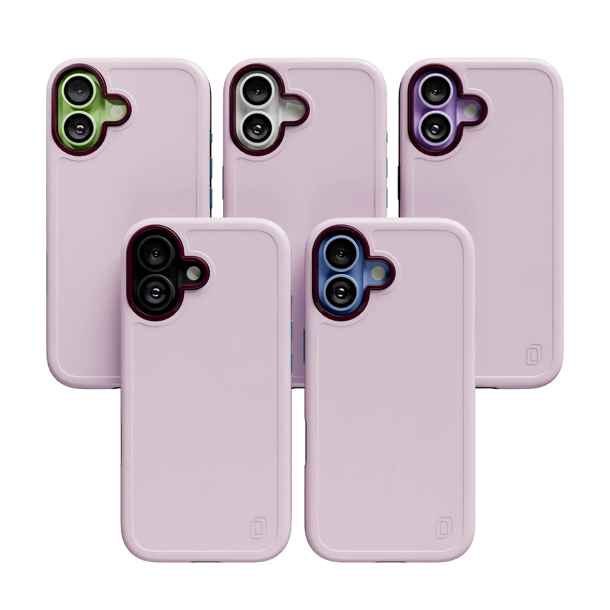 Grip Control Shock-Absorbent MagSafe? Case for Apple iPhone 17 in Rose Quartz | Fortitude Series