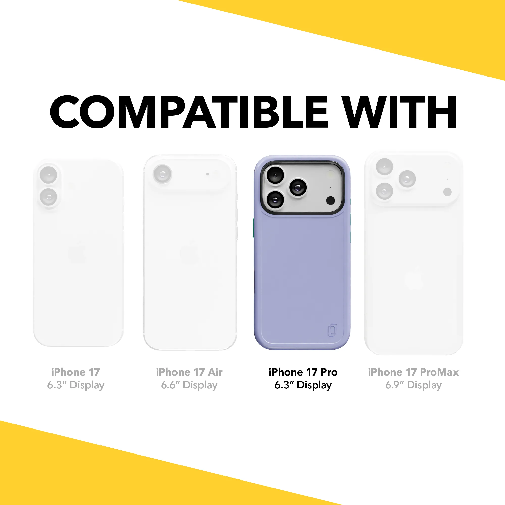 Anti glare Shock-Absorbent MagSafe? Case for Apple iPhone 17 Pro in Coastal Lilac | Fortitude Series