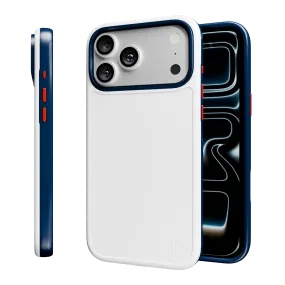 Protective Finish Strong Shell Shock-Absorbent MagSafe? Case for Apple iPhone 17 Pro Max in Red, White & Blue | Fortitude Series