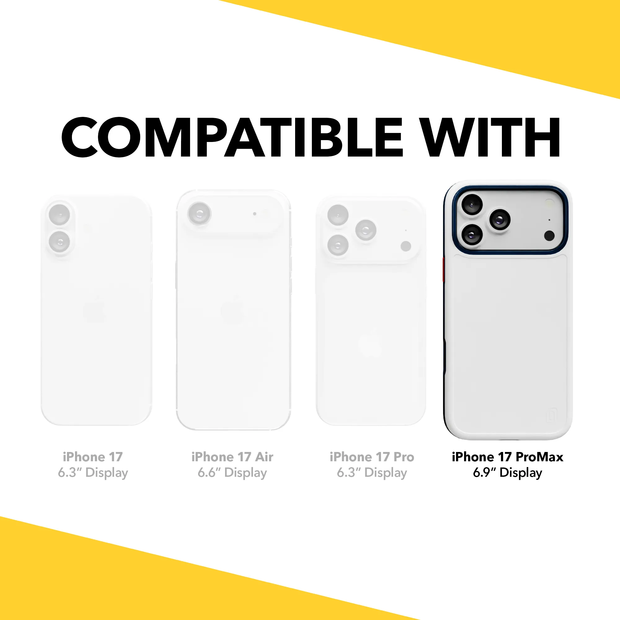 Shock-Absorbent MagSafe? Case for Apple iPhone 17 Pro Max in Red, White & Blue | Fortitude Series Premium Shield