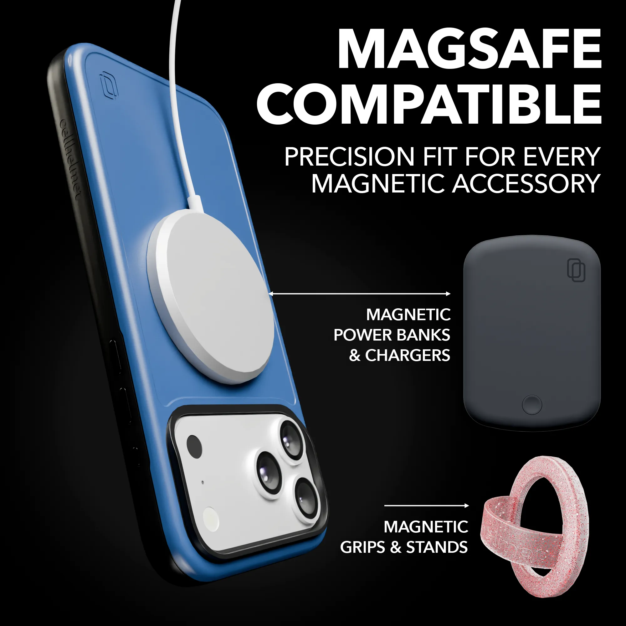 Shock-Absorbent MagSafe? Case for Apple iPhone Air in Bermuda Blue | Fortitude Series Refined Protection