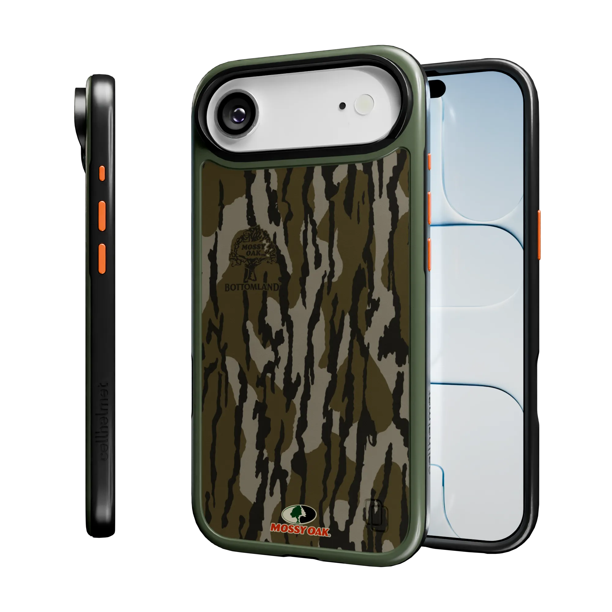 Shock-Absorbent MagSafe? Case for Apple iPhone Air in Mossy Oak Bottomland Camo | Fortitude Series Elegant Pattern Lightweight Build