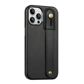 Compact Pattern Premium Texture Design Indy Series Black  FingerGrip Series Case - Apple iPhone 13 Pro Max