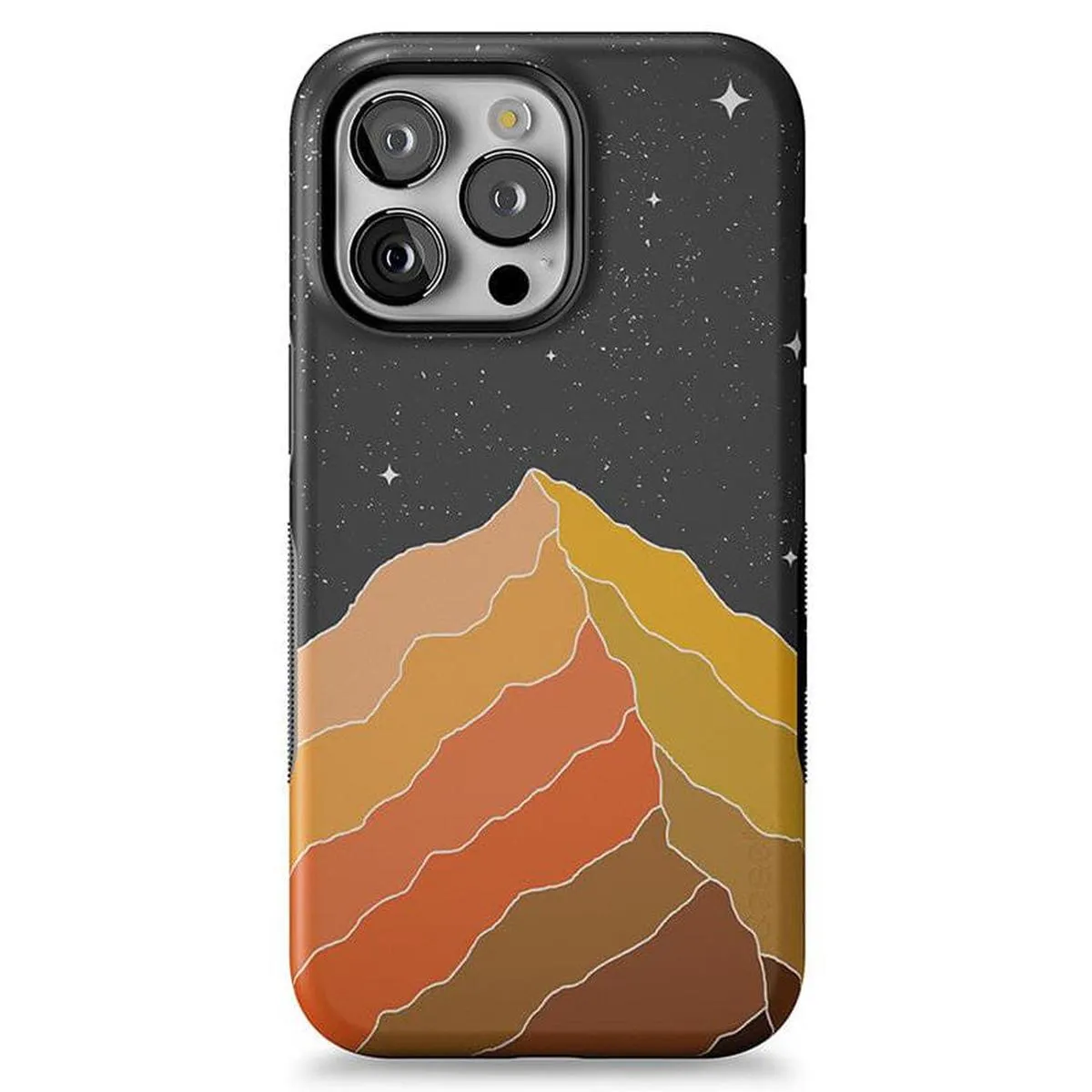 Minimal Build Texture Screen Bumper Night Skies | Mountain Starlight Case