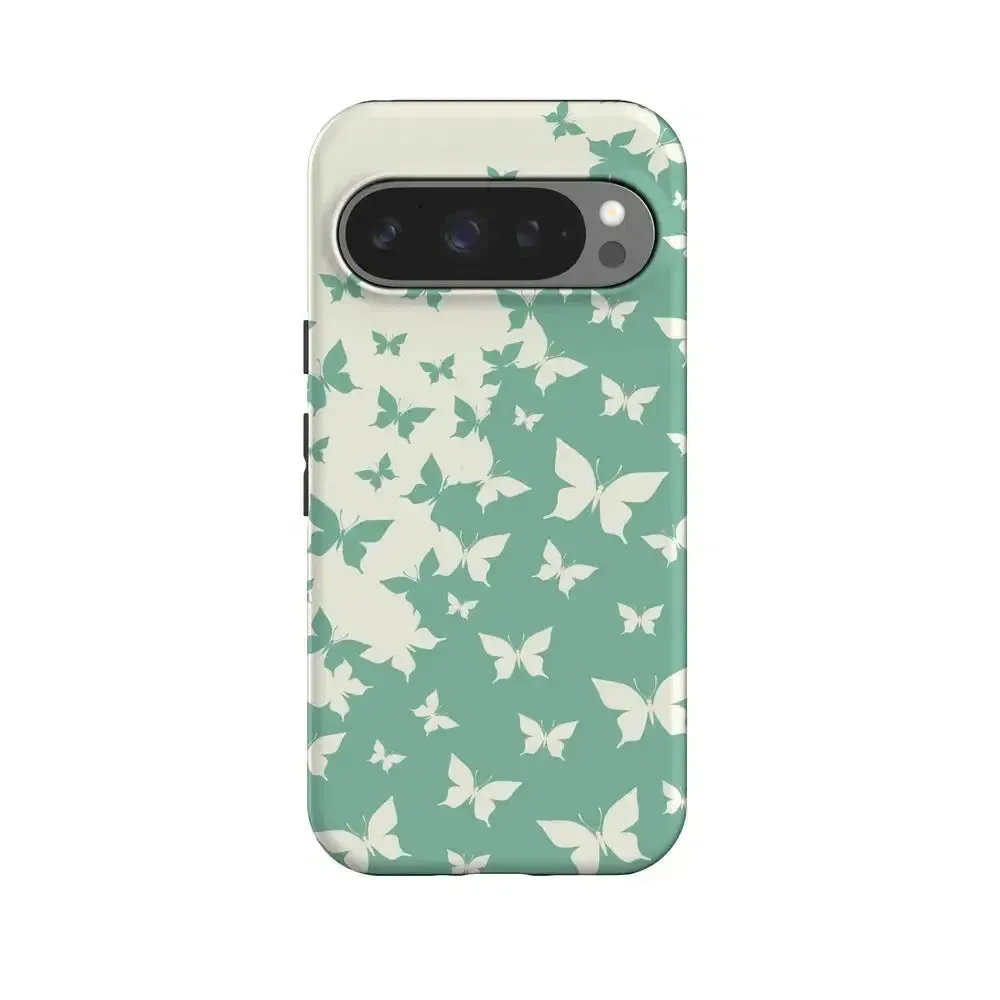 Butterfly Effect | Sage Colorblock Google Pixel Case Luxury Accent