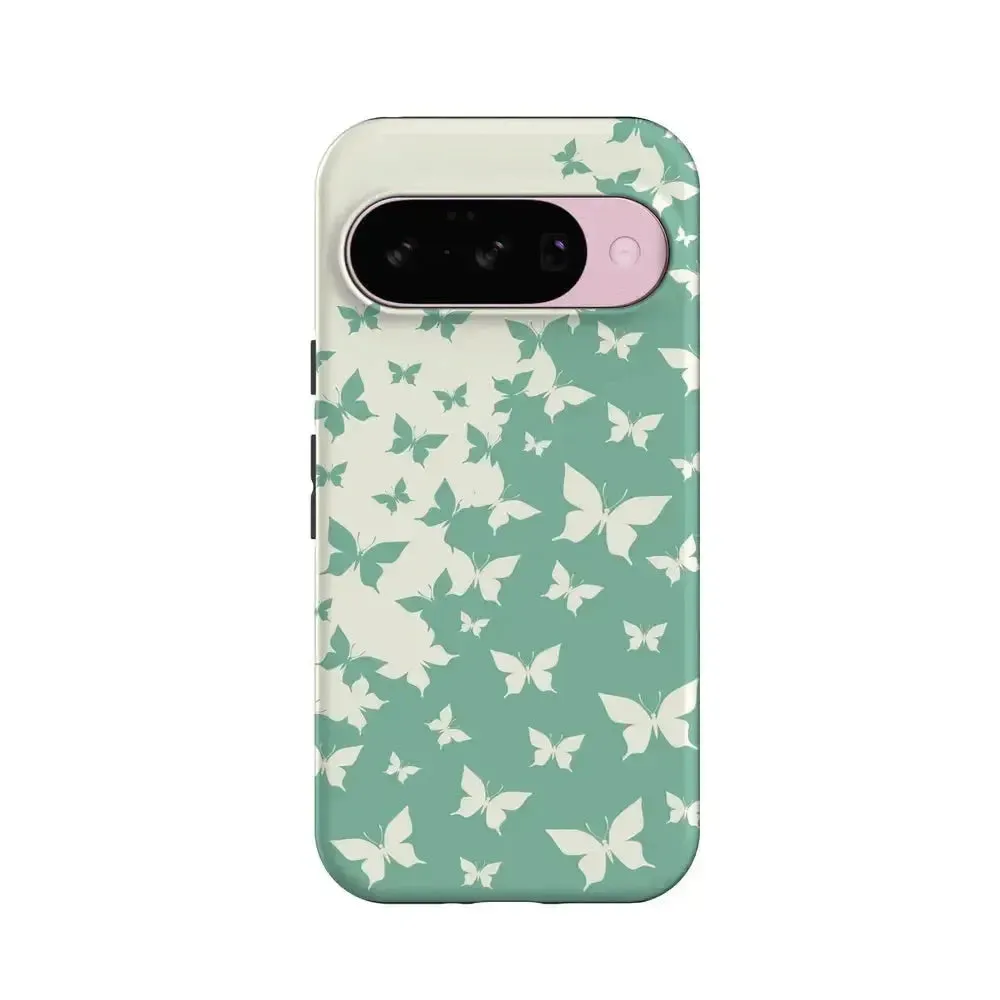 Hand Friendly Butterfly Effect | Sage Colorblock Google Pixel Case
