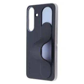Rugged Look Finish Minimal Style Samsung Official Standing Grip Case for Samsung Galaxy (S25 ) - Black