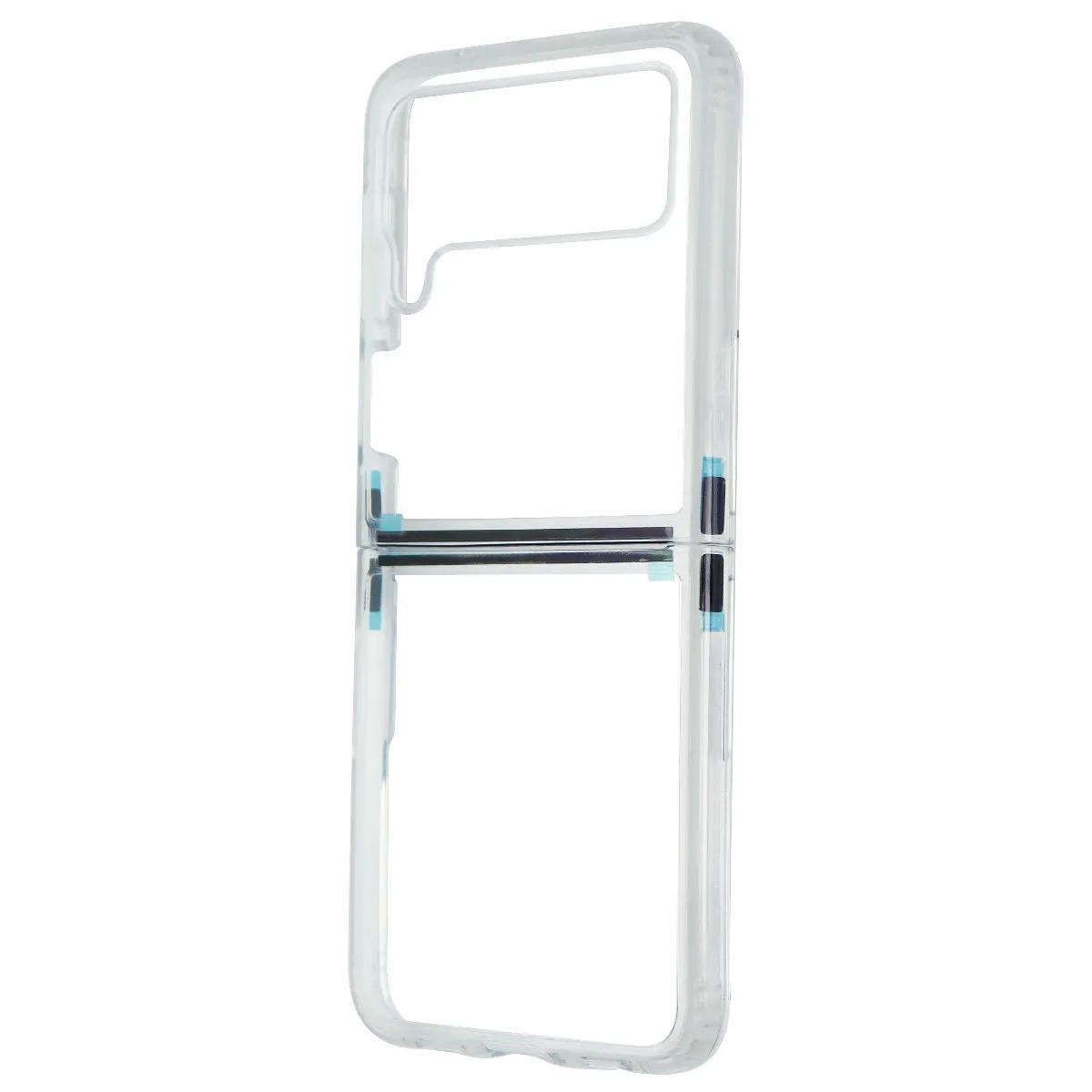 Stylish Cover Tech21 Evo Clear Series Hard Case for Samsung Galaxy Z Flip3 - Clear
