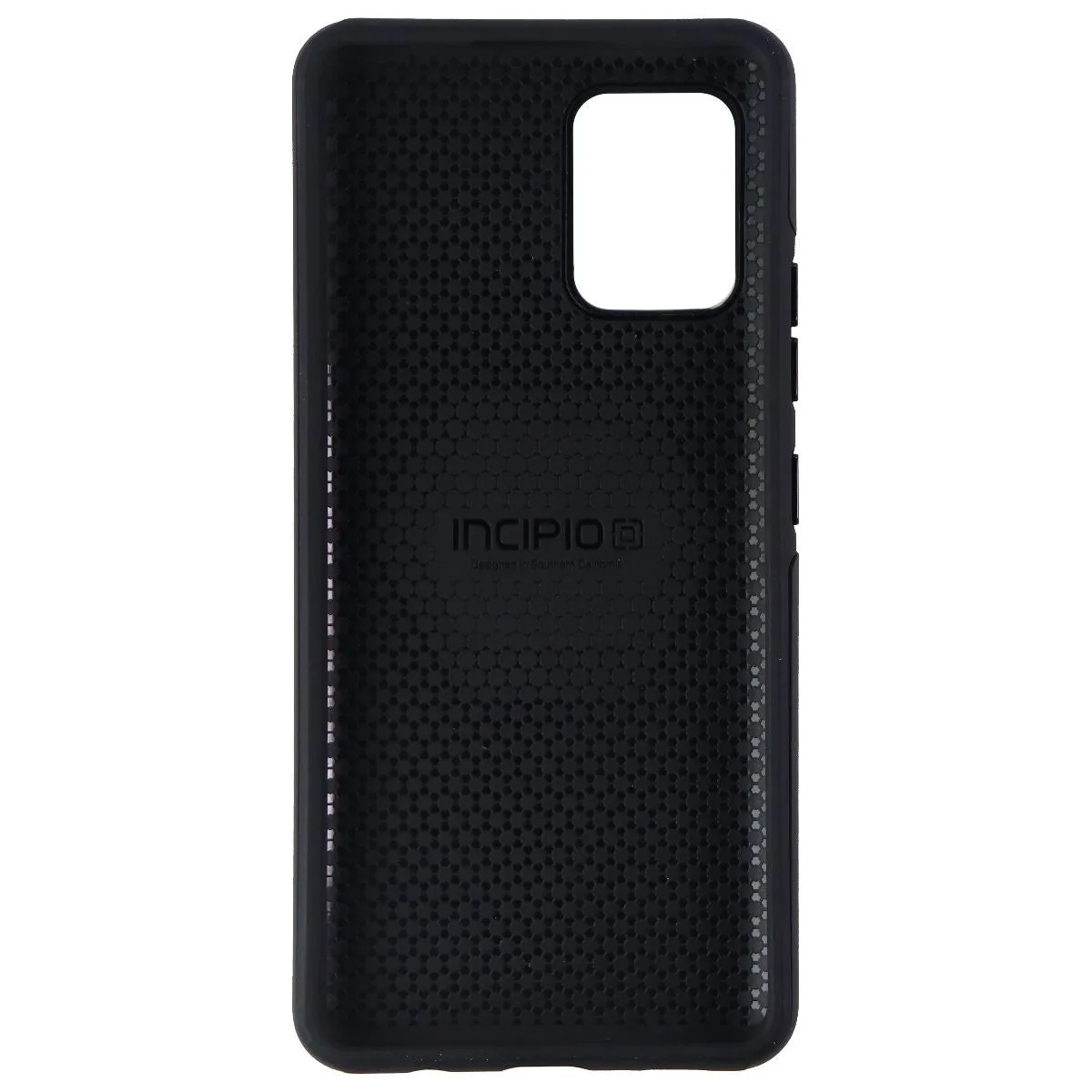Incipio Duo Series Dual Layer Case for Samsung Galaxy A42 5G - Matte Black Flexible Touch Stylish Shape