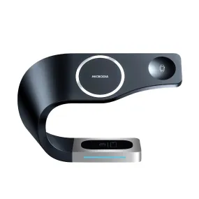 MICRODIA SNAPStation? Curve, 5-in-1 Magnetic Wireless Charging Station Refined Pattern