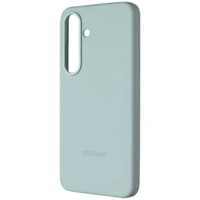 Samsung Official Silicone Case for Samsung Galaxy S25 - Mint Glossy Pattern Portable Accessory