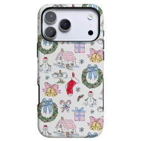 Christmas Morning | Vintage Cartoon Case Personal Style Portable Protection