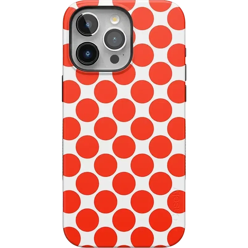 Red Dots | High Contrast Design Case Scratch Resistant Soft Material