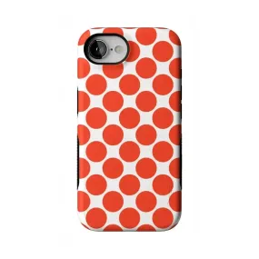 Durable touch Matte Shield Layer Red Dots | High Contrast Design Case