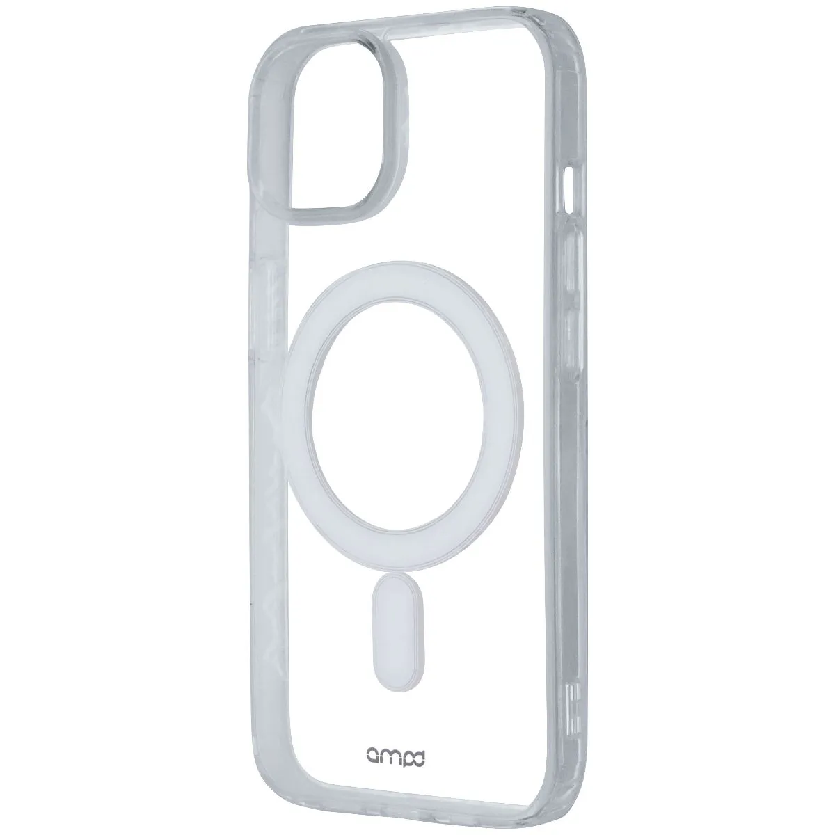Ampd Impact Drop Series Case for MagSafe for Apple iPhone 13 - Clear Luxury Edge Texture Minimal Texture