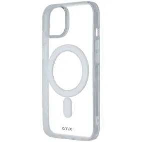 Ampd Impact Drop Series Case for MagSafe for Apple iPhone 13 - Clear Luxury Edge Texture Minimal Texture