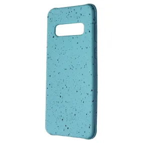 Mellow Compostable Bio Case for Samsung Galaxy S10 - Blue/Black Modern Accessory Clear Surface