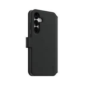 Durable Design Texture Smooth Design CARE by PanzerGlass? Tango Two-in-One Wallet Case w. Qi Compatible Samsung Galaxy S25 